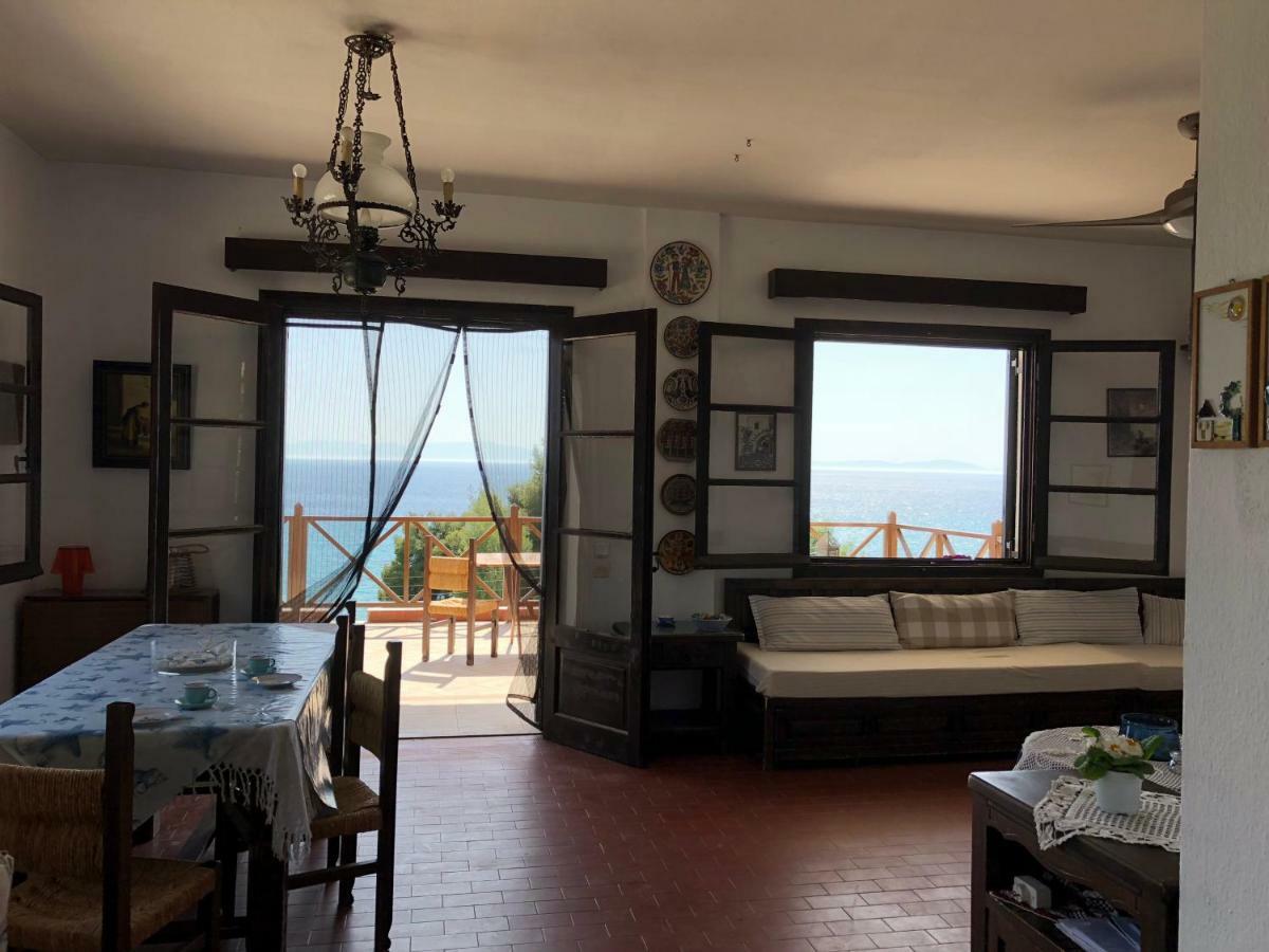 הוילה Kalandra Unique Sea View House מראה חיצוני תמונה
