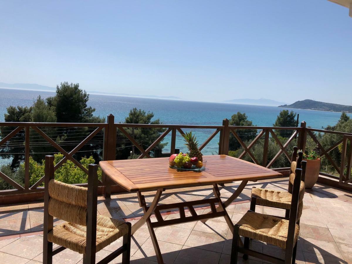 הוילה Kalandra Unique Sea View House מראה חיצוני תמונה